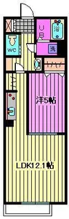 ファイン桶川【1階】の間取り