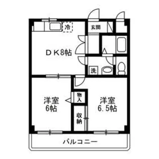 グランシャリオ【2階】の間取り