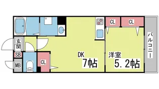 リッチライフ御影【2階】の間取り
