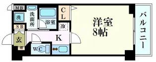 アスヴェル京都堀川高辻【7階】の間取り