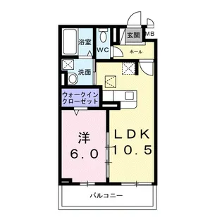 メゾンSG【2階】の間取り