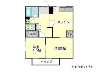 ペンシルストライプハウス【1階】の間取り