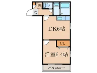 リバ-サイドシャイン【2階】の間取り