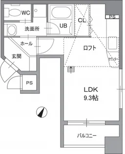 グランドポレストーネ金屋【3階】の間取り