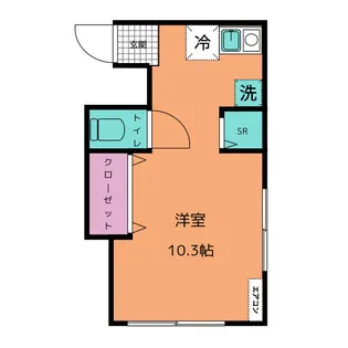 千駄木ハイム【2階】の間取り
