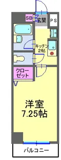 ボンヌシャンス【4階】の間取り