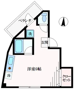 第2前田ビル【4階】の間取り