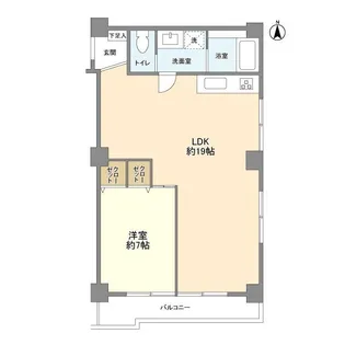 ベラビスタ信濃町【4階】の間取り