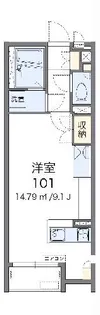 レオネクスト絆【2階】の間取り
