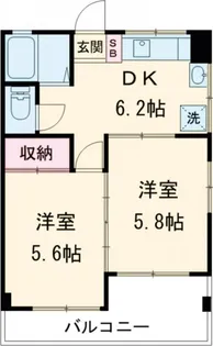 なとりビル3【2階】の間取り