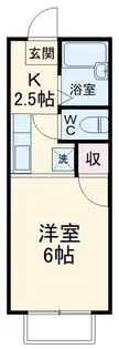 パームハイツ【2階】の間取り