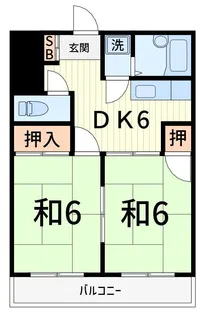 三栄ビル【3階】の間取り
