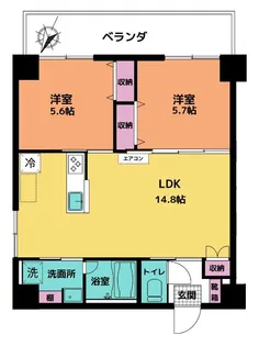 オウルハウス【6階】の間取り