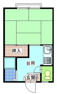 コーポユー【2階】の間取り
