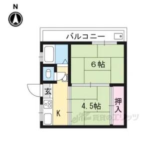 すみれハイツ【2階】の間取り