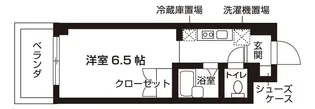 プエルト船橋【1階】の間取り