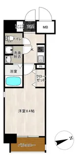レジスタ大塚西【9階】の間取り