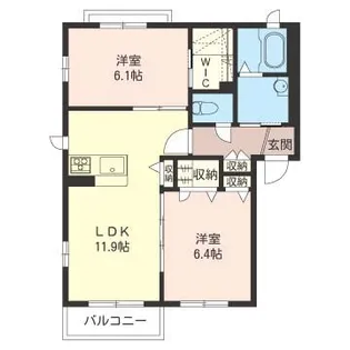 エクラージュ原宿 壱番館【3階】の間取り