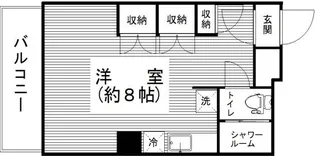 パレドール乃木坂【7階】の間取り