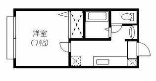 サウスコースト【1階】の間取り