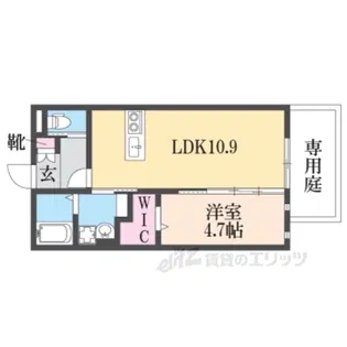 アザレア【1階】の間取り