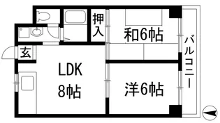 Z-RIZE宝塚プレリュード【1階】の間取り