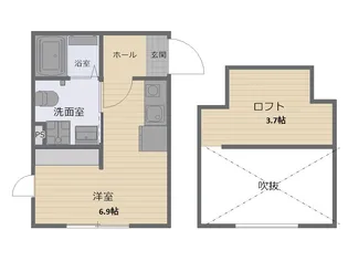 YOKOSUKA COAST RESIDENCE【1階】の間取り