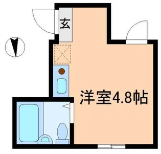 エスポワール町屋弐番館【1階】の間取り