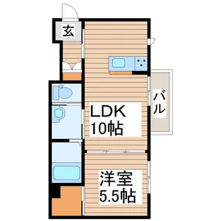 ステラYJS【3階】の間取り