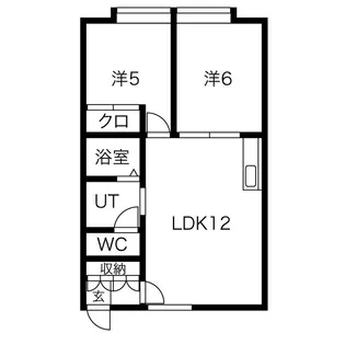 エビスパレス花川B【2階】の間取り