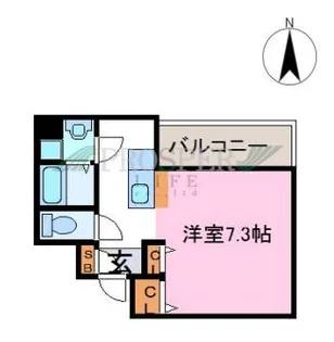 ドミール布施【2階】の間取り