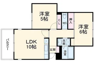 エーデルハイツ【1階】の間取り