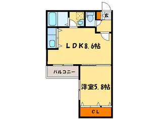 プロヴィデンス中の島【4階】の間取り