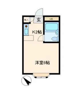 ベルピア東大宮第2【2階】の間取り