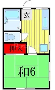 武内荘【1階】の間取り