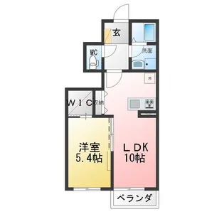 シャーメゾンヒラカタ【1階】の間取り