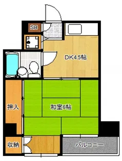 西日暮里フラワーマンション【9階】の間取り