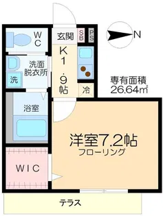 フラワーメゾン【1階】の間取り