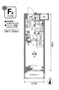 スカイコート文京白山第3【3階】の間取り