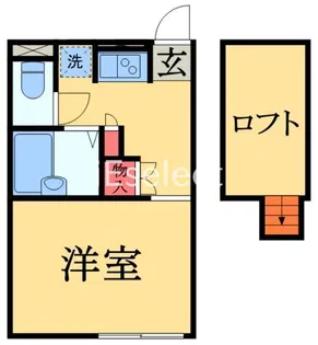 LPコスモスハイツ【1階】の間取り