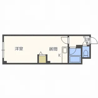 ウィングス札幌【3階】の間取り