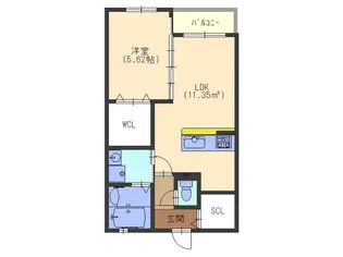 パ-チェ【3階】の間取り