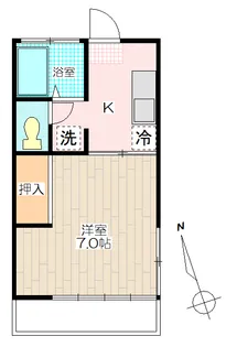 サンアイル【1階】の間取り