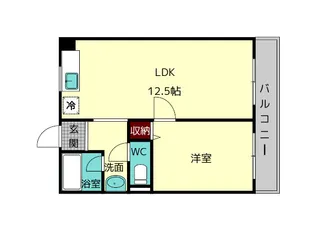 ニュー麹屋マンション【2階】の間取り