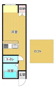 メゾンリーザ【1階】の間取り