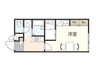 レオパレスサン ミッシェルI【1階】の間取り