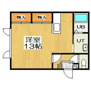 ハイツなかやま【1階】の間取り