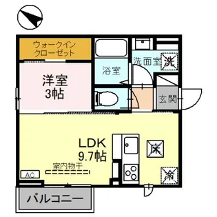 オリーブ【1階】の間取り
