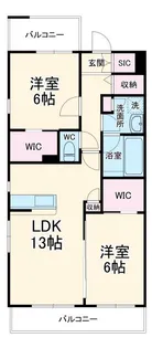 ラ・セレンテ【2階】の間取り