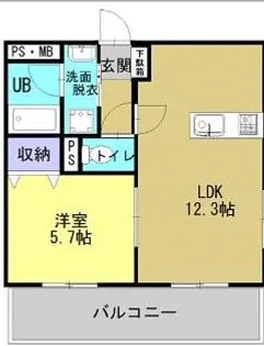 しあわせ平尾台【3階】の間取り